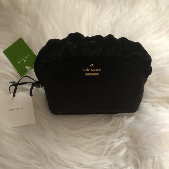 kate spade Handbags - Kate Spade mini Marcy black velvet wallet BNWT &GR